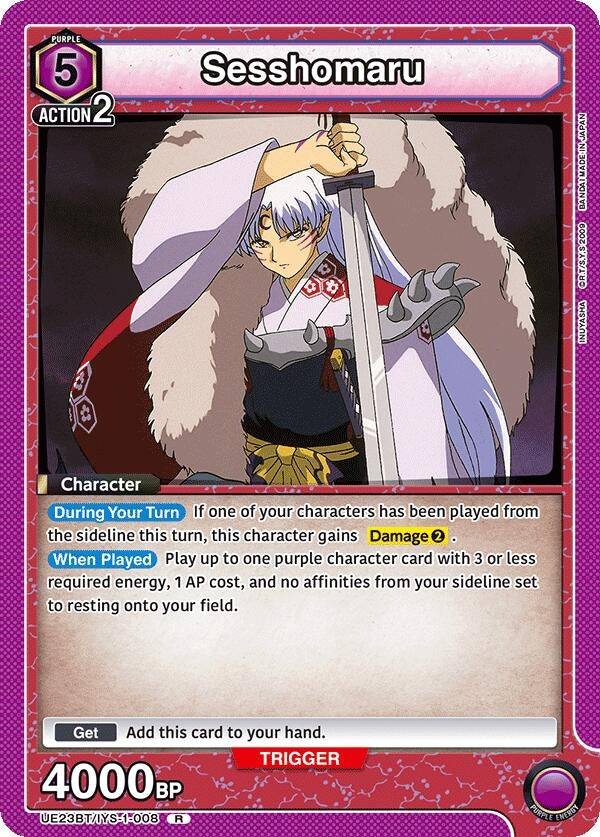 Image for Sesshomaru (008) (UE23BT/IYS-1-008) (UE23BT: Inuyasha) (UE23BT) - Union Arena