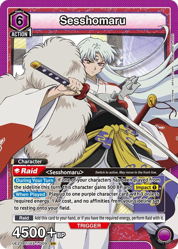 Image for Sesshomaru (009) (UE23BT/IYS-1-009) (UE23BT: Inuyasha) (UE23BT) - Union Arena