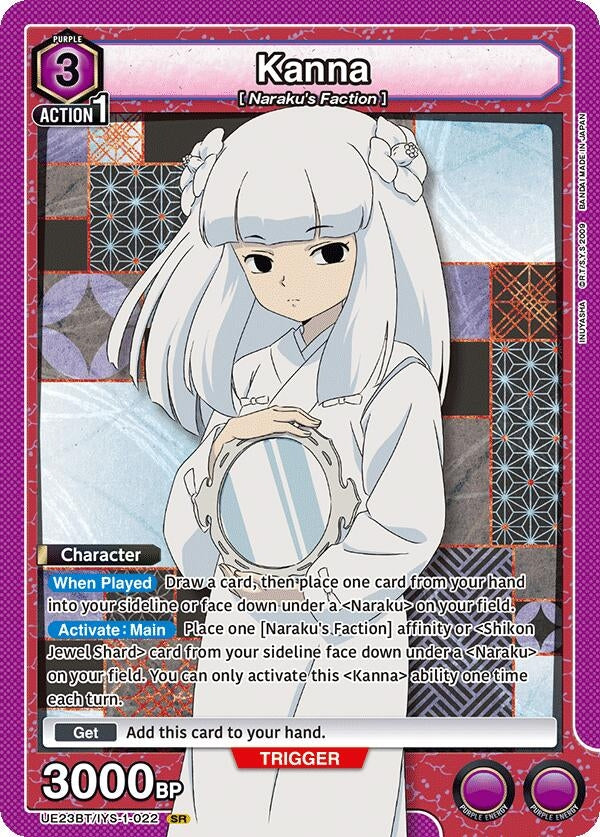 Image for Kanna (022) (UE23BT/IYS-1-022) (UE23BT: Inuyasha) (UE23BT) - Union Arena