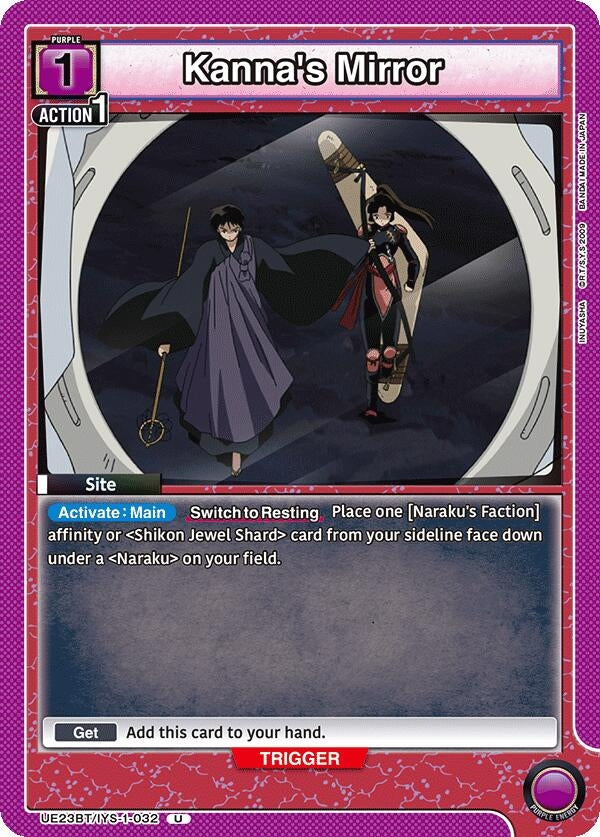 Image for Kanna's Mirror (UE23BT/IYS-1-032) (UE23BT: Inuyasha) (UE23BT) - Union Arena