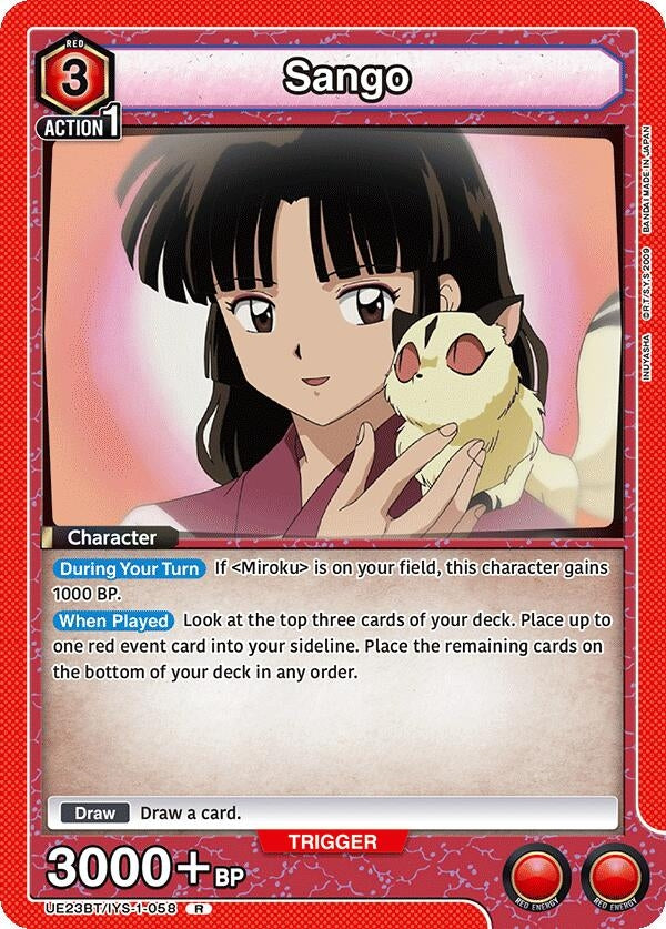 Image for Sango (058) (UE23BT/IYS-1-058) (UE23BT: Inuyasha) (UE23BT) - Union Arena