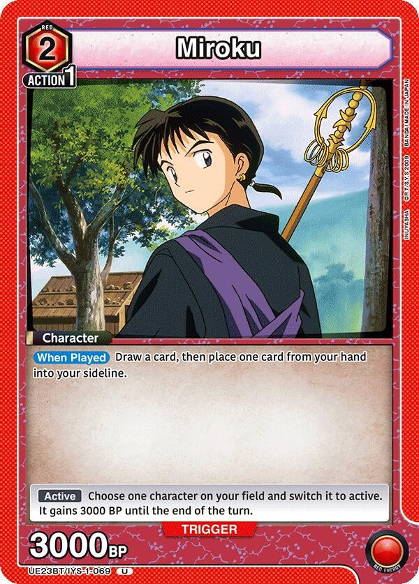 Image for Miroku (069) (UE23BT/IYS-1-069) (UE23BT: Inuyasha) (UE23BT) - Union Arena