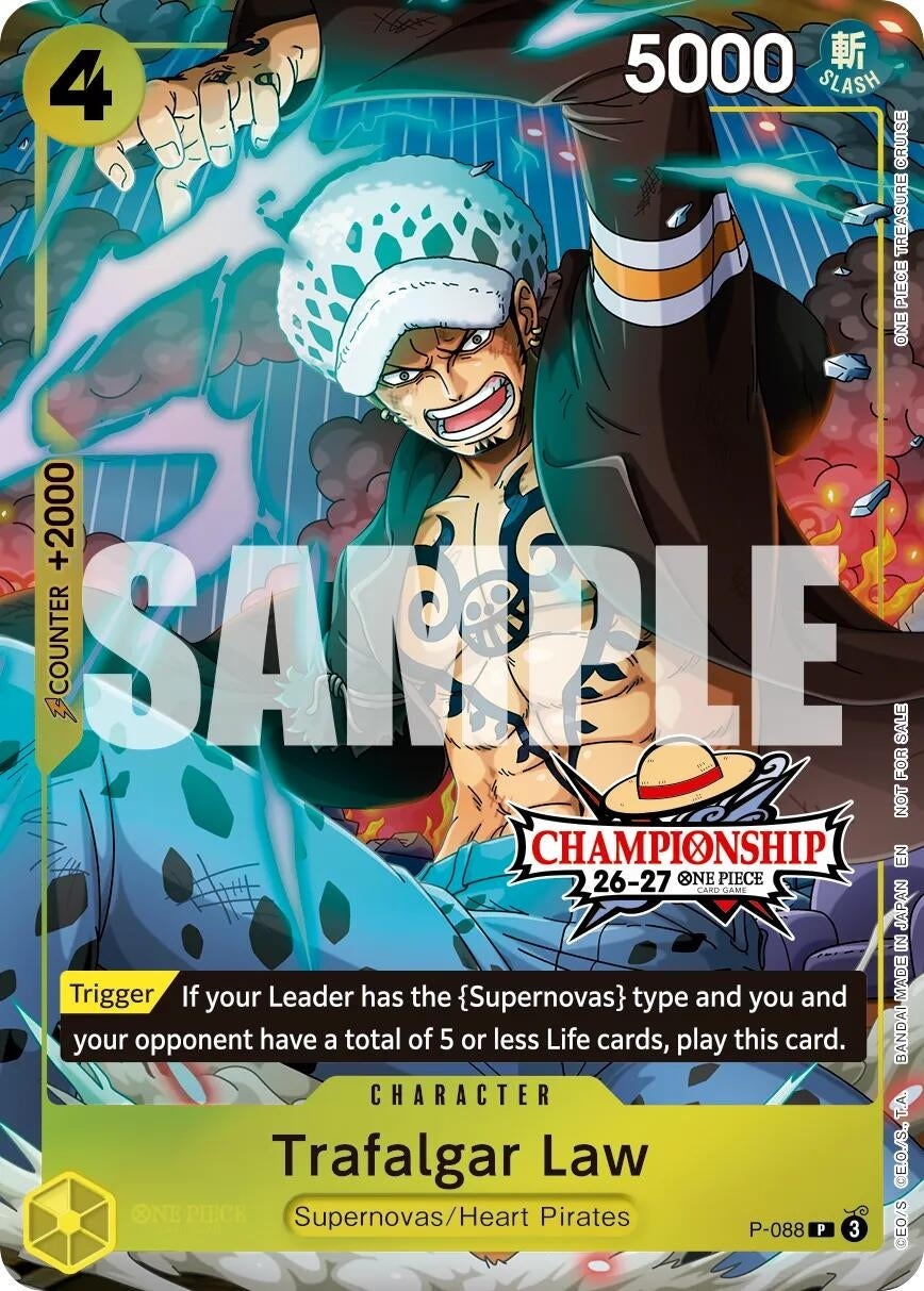 Image for Trafalgar Law (CS 26-27 Event Pack) (P-088) (One Piece Promotion Cards) (OP-PR) - One Piece Card Game
