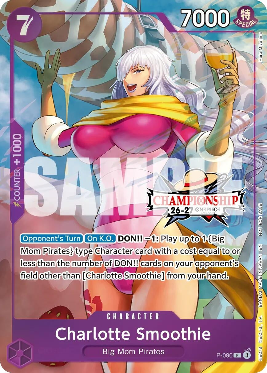 Image for Charlotte Smoothie (CS 26-27 Event Pack) (P-090) (One Piece Promotion Cards) (OP-PR) - One Piece Card Game