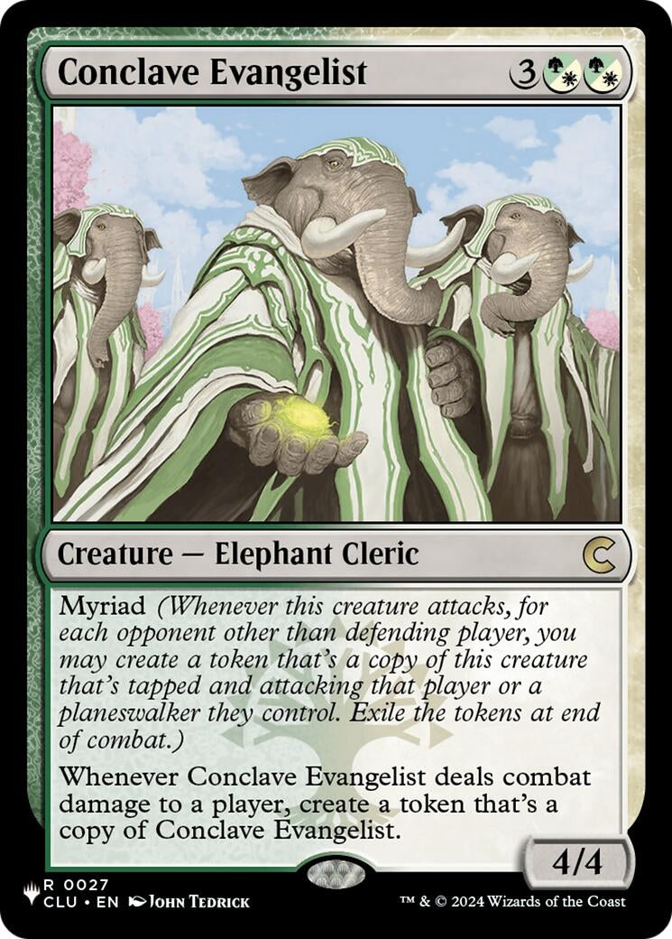Image for Conclave Evangelist (27) (The List Reprints) (LIST) - Magic: The Gathering