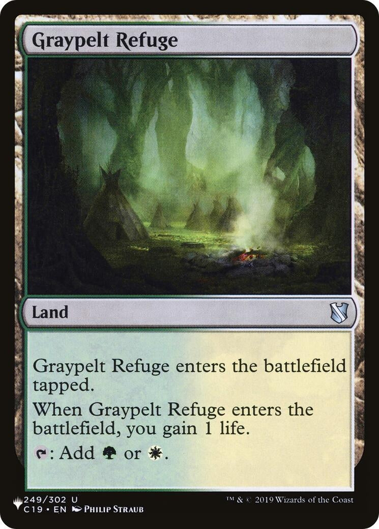 Image for Graypelt Refuge (C19) (249) (The List Reprints) (LIST) - Magic: The Gathering