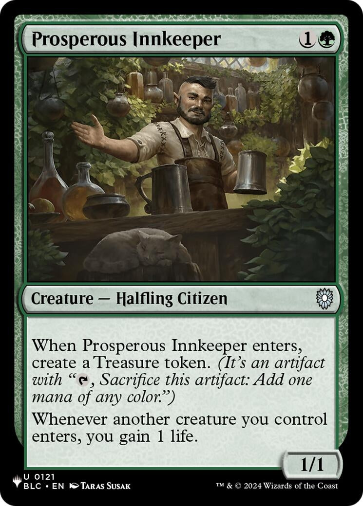 Image for Prosperous Innkeeper (BLC) (121) (The List Reprints) (LIST) - Magic: The Gathering