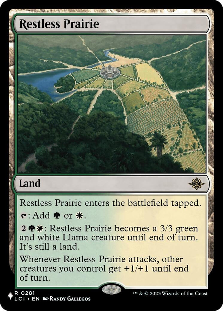 Image for Restless Prairie (281) (The List Reprints) (LIST) - Magic: The Gathering
