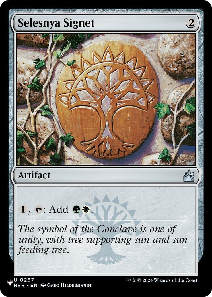 Image for Selesnya Signet (267) (The List Reprints) (LIST) - Magic: The Gathering