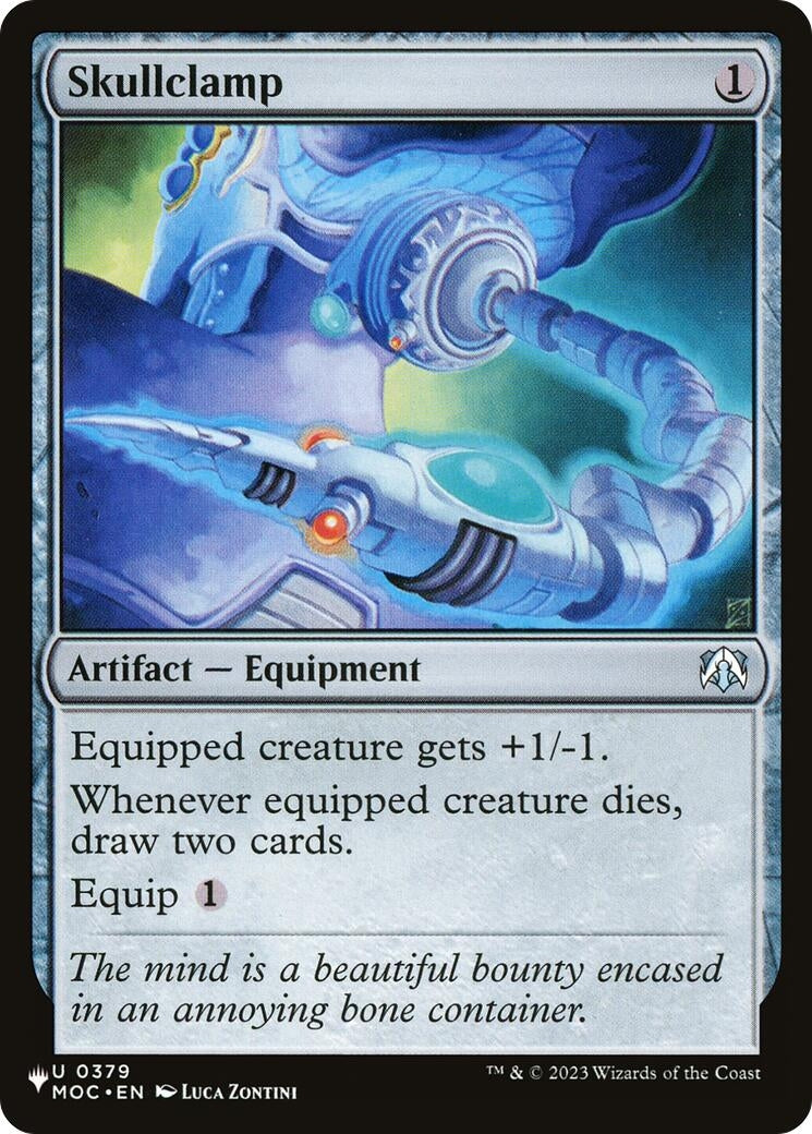 Image for Skullclamp (MOC) (379) (The List Reprints) (LIST) - Magic: The Gathering