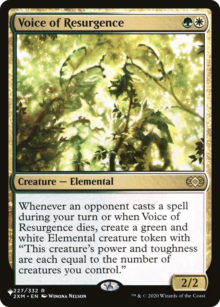 Image for Voice of Resurgence (227) (The List Reprints) (LIST) - Magic: The Gathering