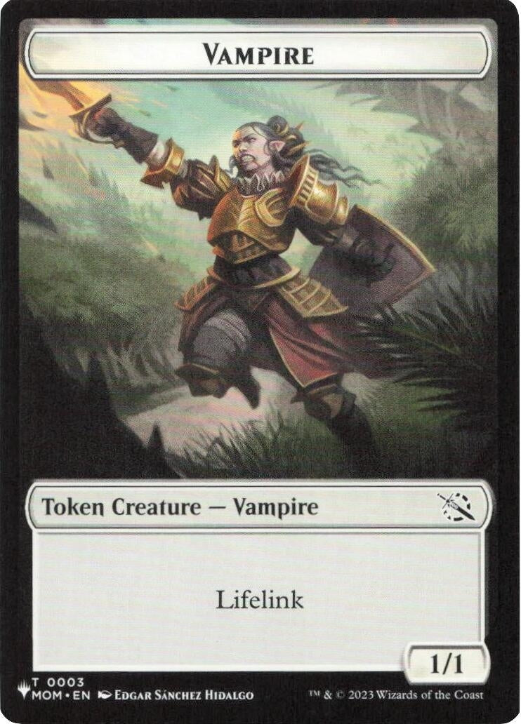 Image for Vampire // Horse Double-Sided Token (3 // 10) (The List Reprints) (LIST) - Magic: The Gathering