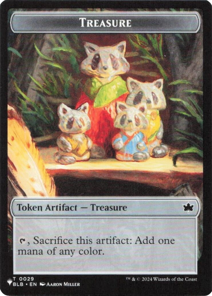 Image for Treasure // Spider Double-Sided Token (29 // 29) (The List Reprints) (LIST) - Magic: The Gathering