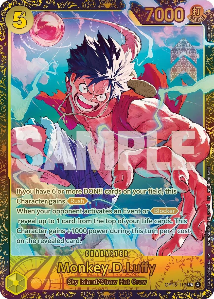 Image for Monkey.D.Luffy (OP15-119) (OP15-119) (One Piece Promotion Cards) (OP-PR) - One Piece Card Game