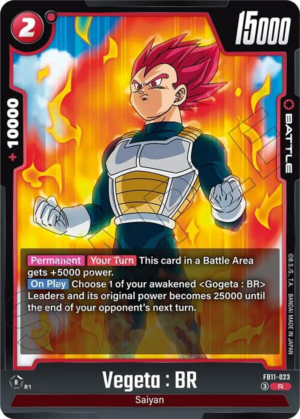 Image for Vegeta : BR (FB11-023) (Brightness of Hope) (FB11) - Dragon Ball Super: Fusion World