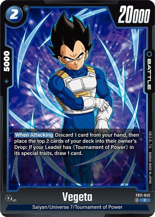 Image for Vegeta - FB11-043 (FB11-043) (Brightness of Hope) (FB11) - Dragon Ball Super: Fusion World