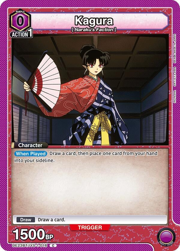 Image for Kagura (016) (Box Topper Foil) (UE23BT/IYS-1-016) (UE23BT: Inuyasha) (UE23BT) - Union Arena
