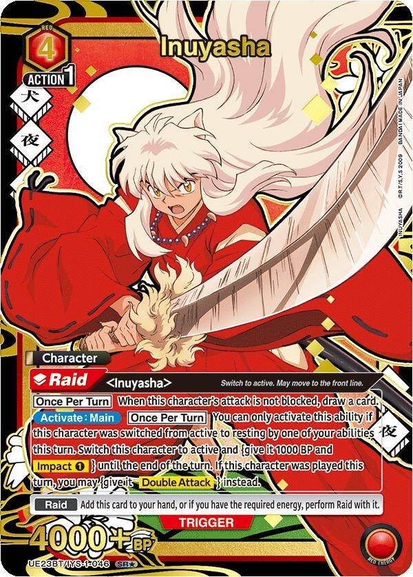 Image for Inuyasha (046) (SR*) (Box Topper Gold Foil) (UE23BT/IYS-1-046) (UE23BT: Inuyasha) (UE23BT) - Union Arena