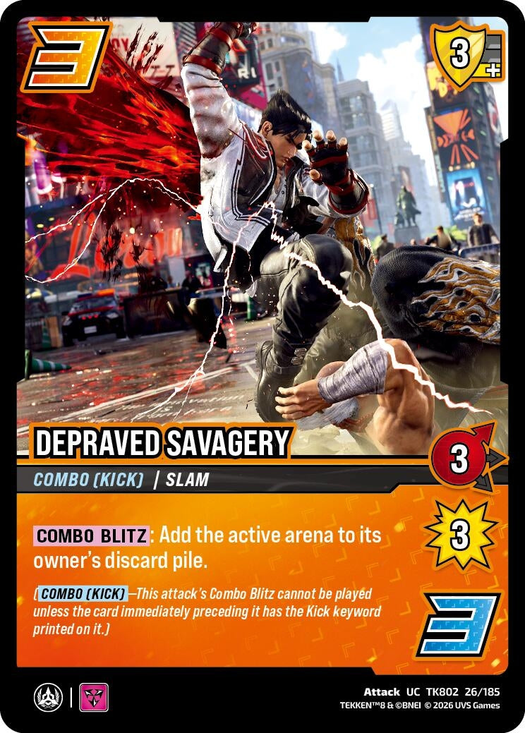Image for Depraved Savagery (TK802 26/185) (TEKKEN 8) (TK8) - UniVersus