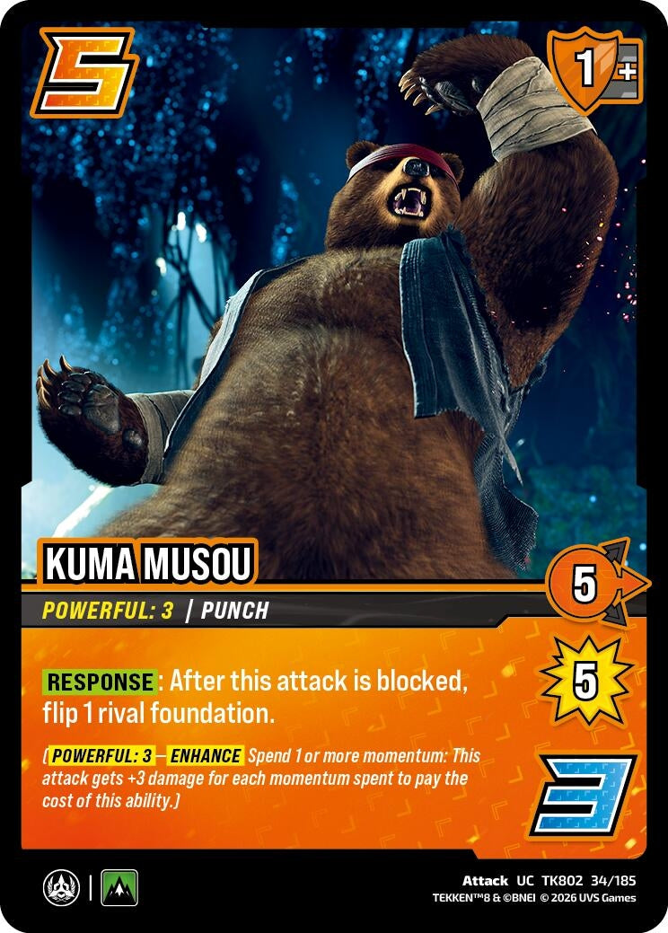 Image for Kuma Musou (TK802 34/185) (TEKKEN 8) (TK8) - UniVersus