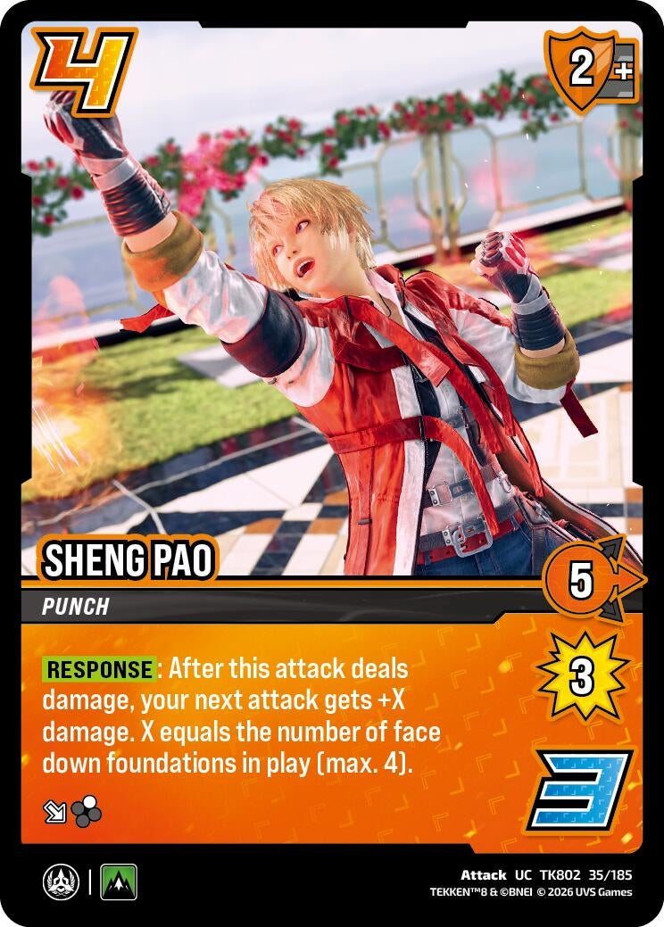 Image for Sheng Pao (TK802 35/185) (TEKKEN 8) (TK8) - UniVersus