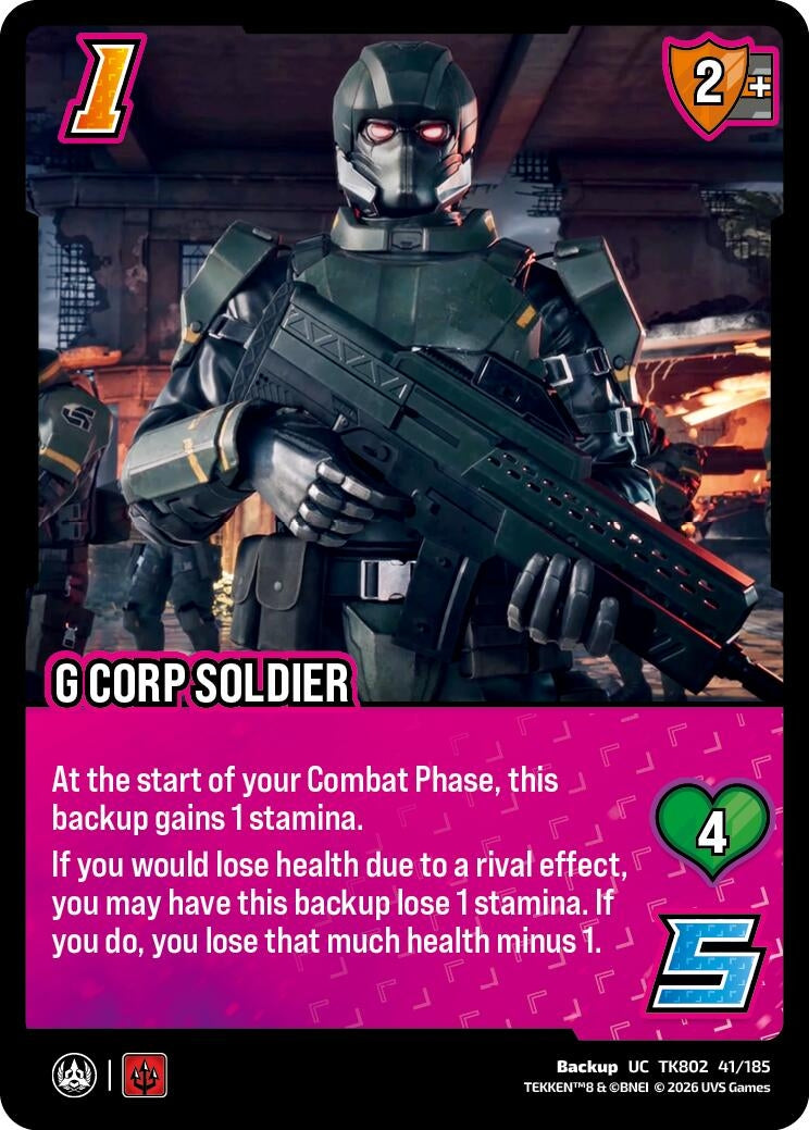 Image for 6 Corp Soldier (TK802 41/185) (TEKKEN 8) (TK8) - UniVersus