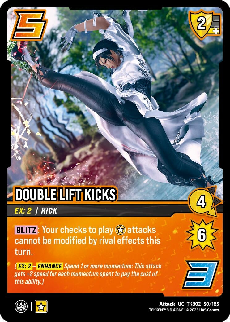Image for Double Lift Kicks (TK802 50/185) (TEKKEN 8) (TK8) - UniVersus