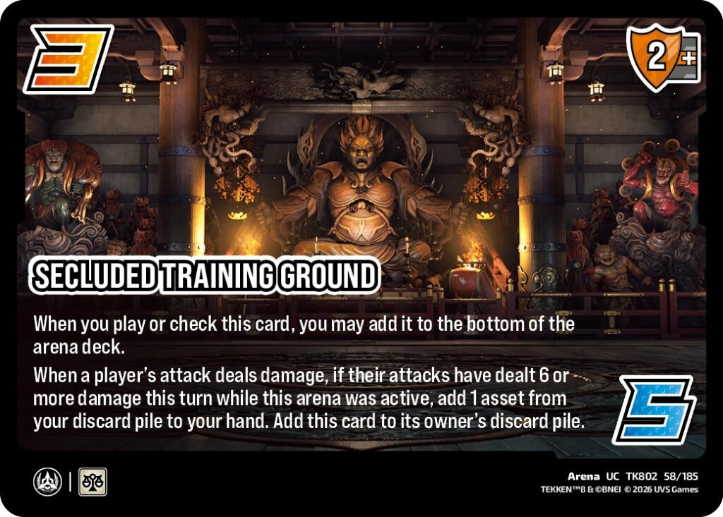 Image for Secluded Training Ground (TK802 58/185) (TEKKEN 8) (TK8) - UniVersus