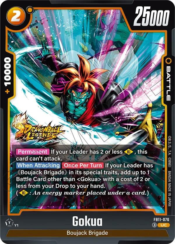 Image for Gokua (FB11-076) (Brightness of Hope) (FB11) - Dragon Ball Super: Fusion World
