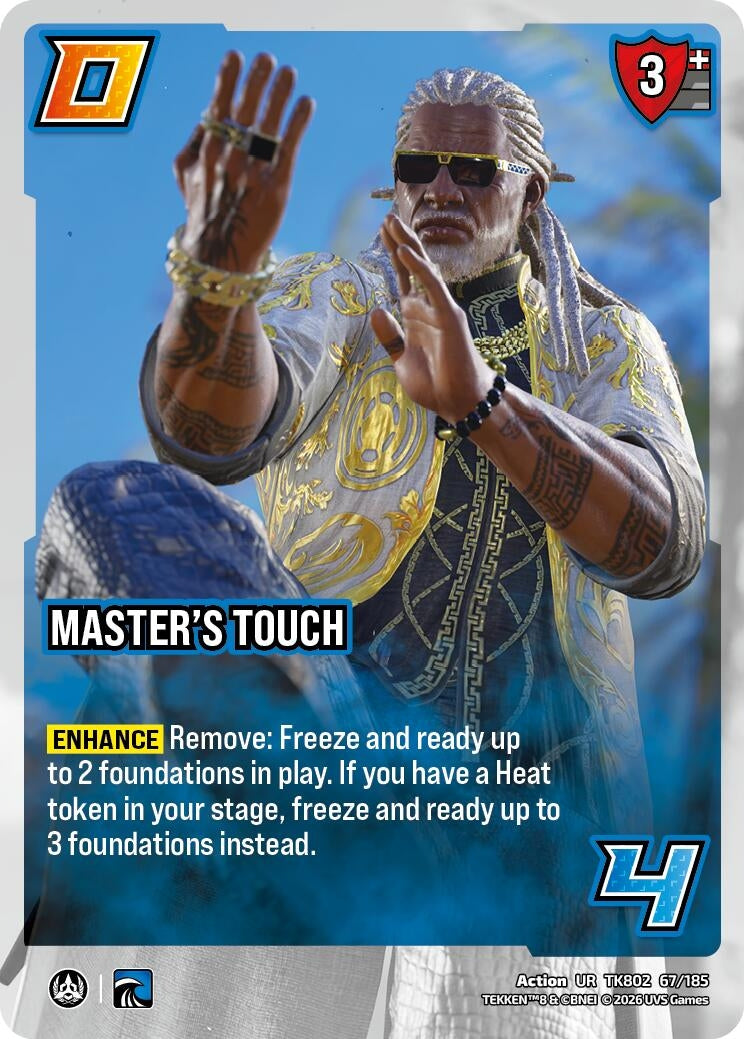 Image for Master's Touch (TK802 67/185) (TEKKEN 8) (TK8) - UniVersus