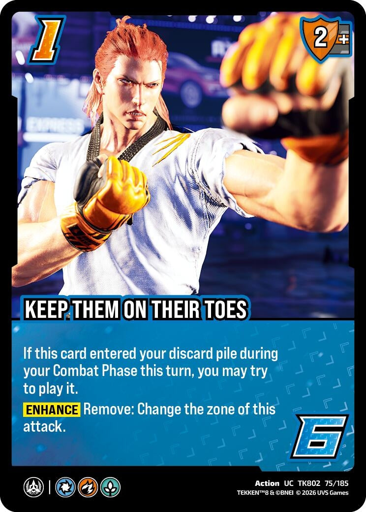 Image for Keep Them On Their Toes (TK802 75/185) (TEKKEN 8) (TK8) - UniVersus