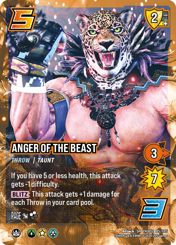 Image for Anger Of The Beast (TK802 85/185) (TEKKEN 8) (TK8) - UniVersus