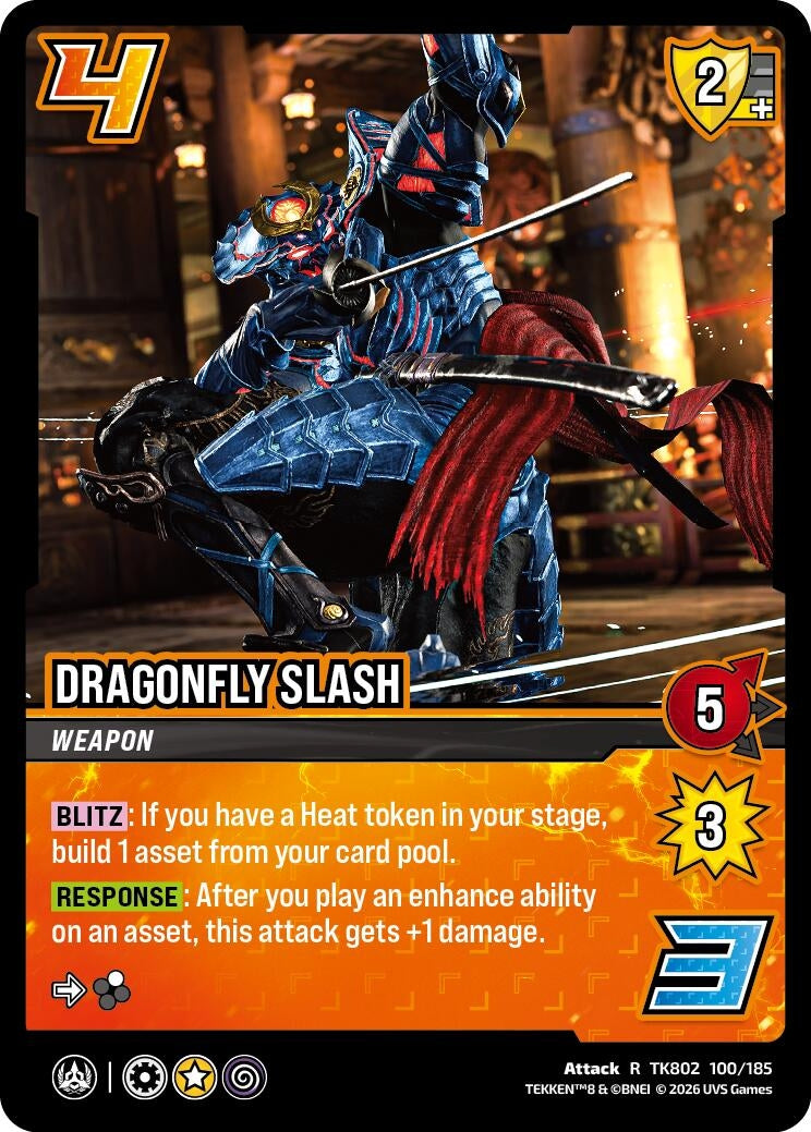 Image for Dragonfly Slash (TK802 100/185) (TEKKEN 8) (TK8) - UniVersus