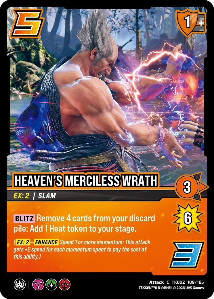 Image for Heaven's Merciless Wrath (TK802 109/185) (TEKKEN 8) (TK8) - UniVersus