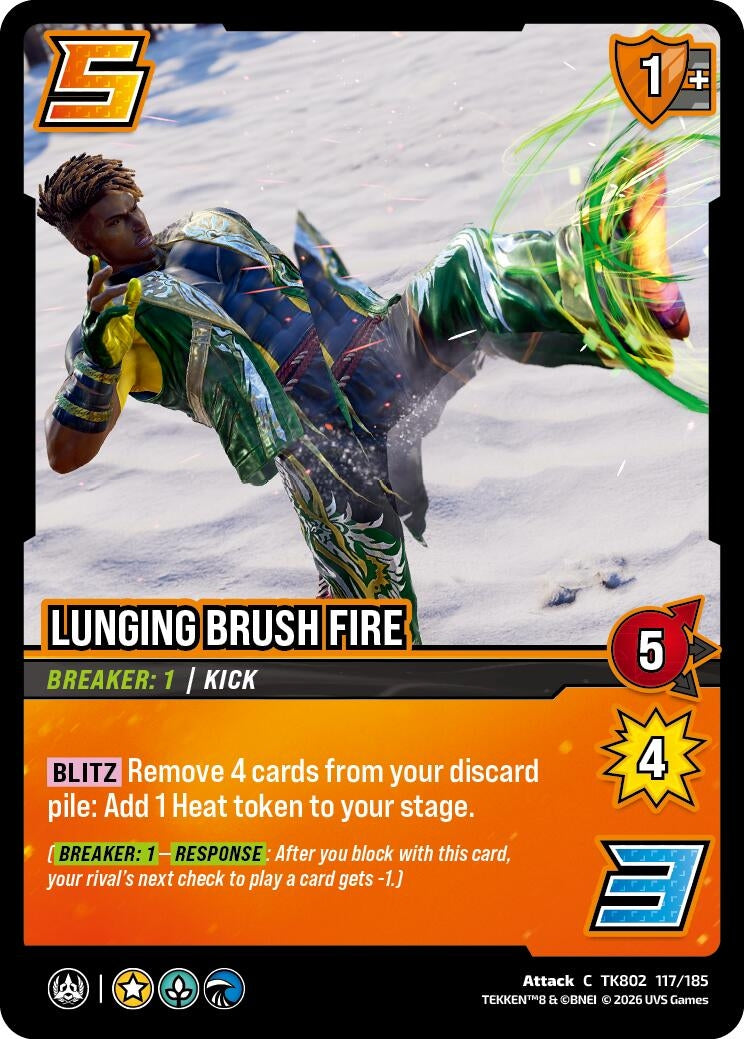 Image for Lunging Brush Fire (TK802 117/185) (TEKKEN 8) (TK8) - UniVersus