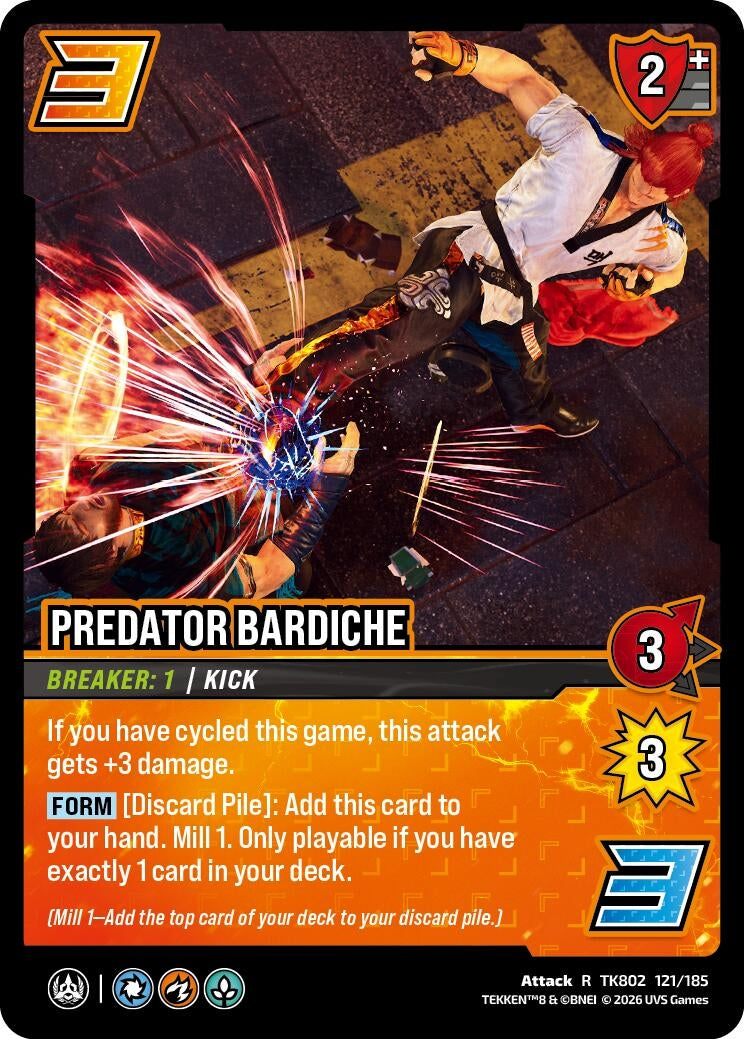 Image for Predator Bardiche (TK802 121/185) (TEKKEN 8) (TK8) - UniVersus
