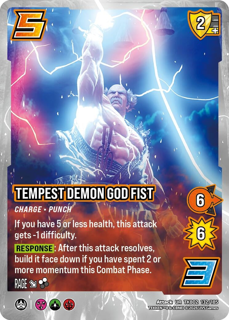 Image for Tempest Demon God Fist (TK802 132/185) (TEKKEN 8) (TK8) - UniVersus