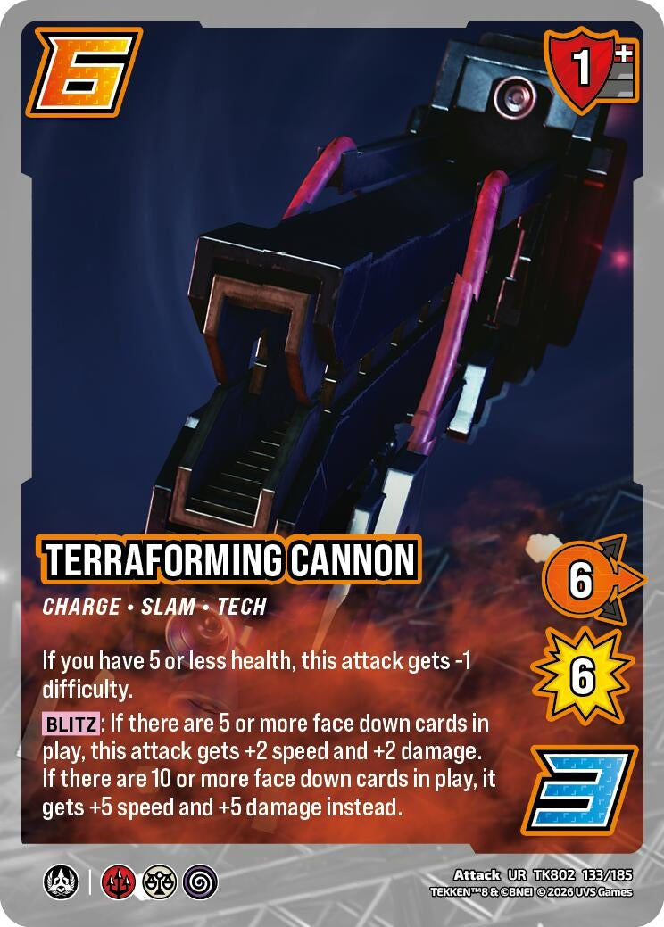 Image for Terraforming Cannon (TK802 133/185) (TEKKEN 8) (TK8) - UniVersus