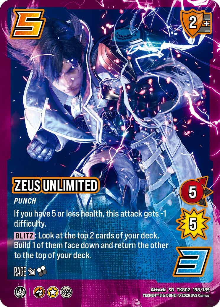 Image for Zeus Unlimited (TK802 138/185) (TEKKEN 8) (TK8) - UniVersus