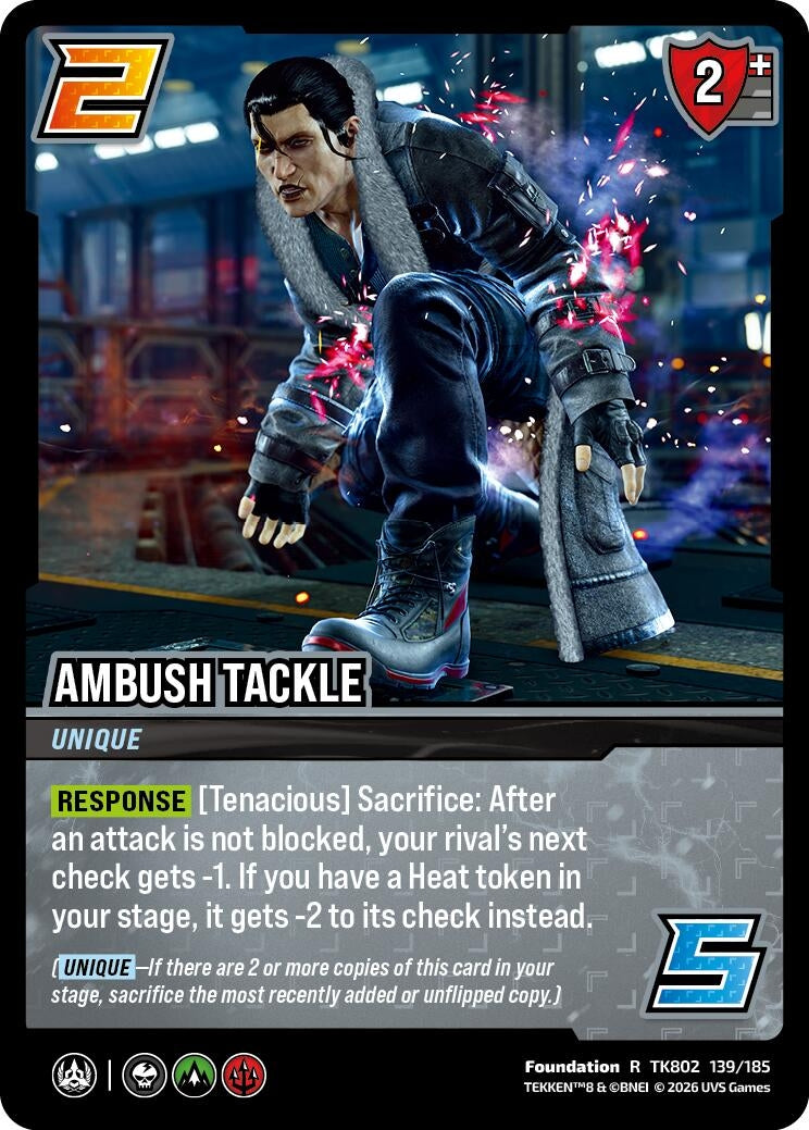 Image for Ambush Tackle (TK802 139/185) (TEKKEN 8) (TK8) - UniVersus
