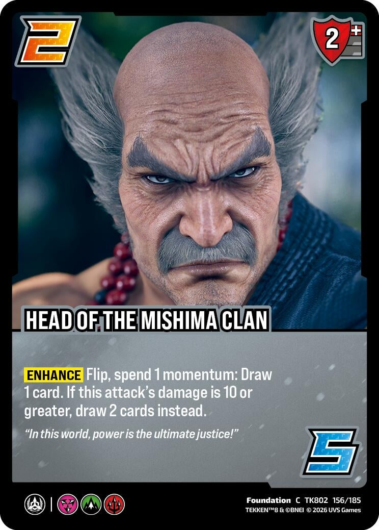 Image for Head of the Mishima Clan (TK802 156/185) (TEKKEN 8) (TK8) - UniVersus