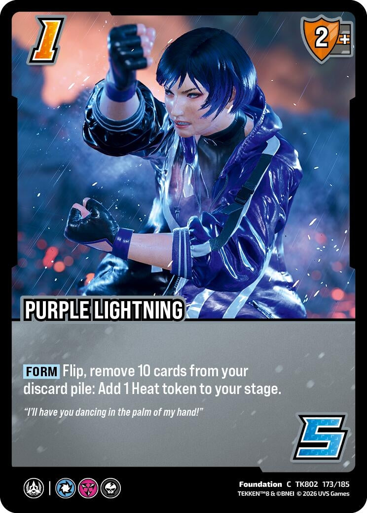 Image for Purple Lightning (TK802 173/185) (TEKKEN 8) (TK8) - UniVersus