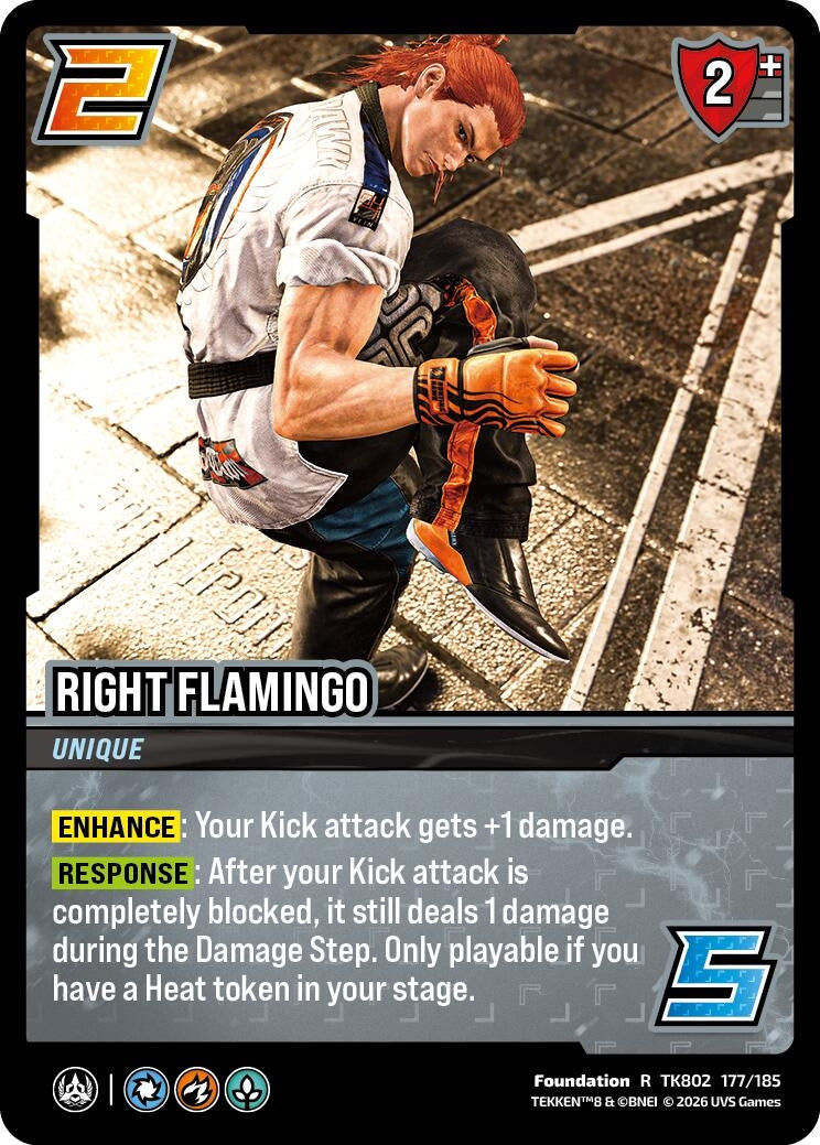 Image for Right Flamingo (TK802 177/185) (TEKKEN 8) (TK8) - UniVersus