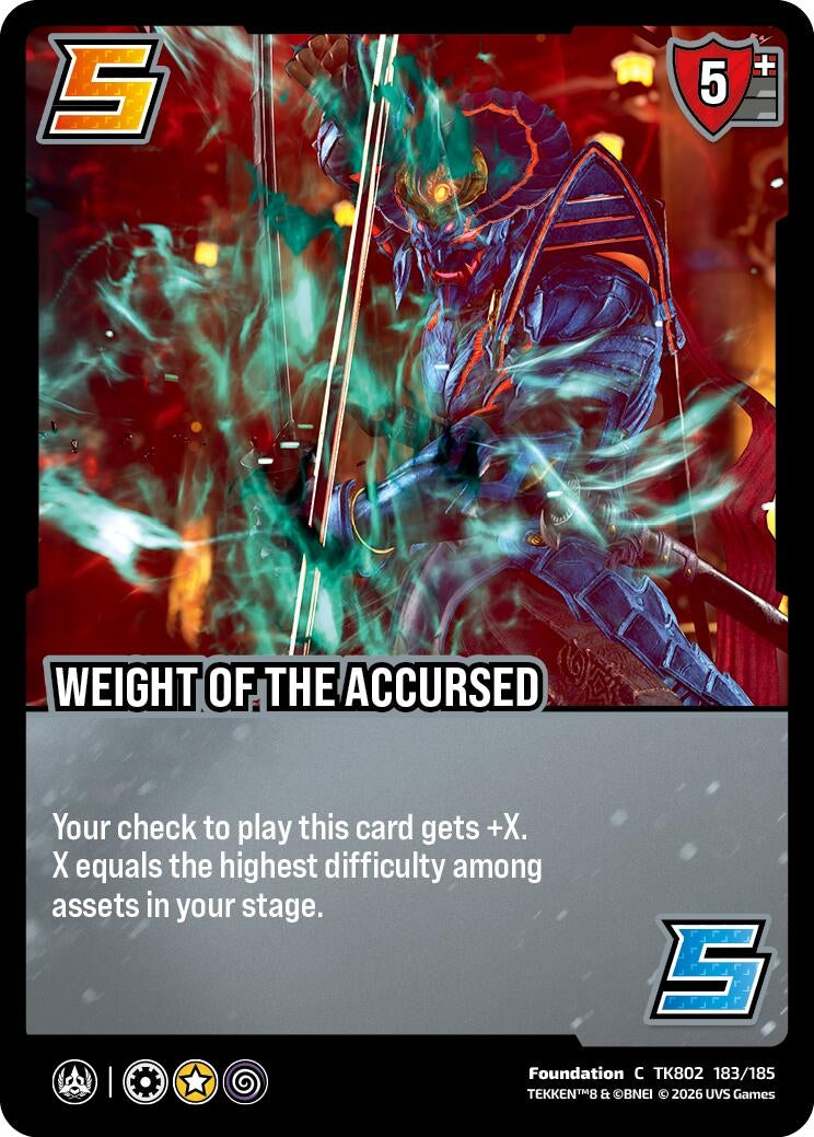 Image for Weight of the Accursed (TK802 183/185) (TEKKEN 8) (TK8) - UniVersus