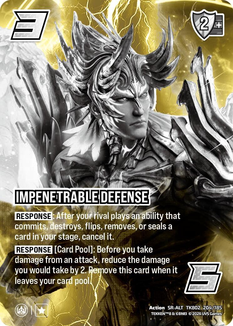 Image for Impenetrable Defense (Alternative Art) (TK802 204/185) (TEKKEN 8) (TK8) - UniVersus