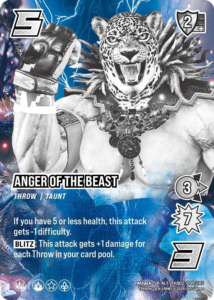 Image for Anger of the Beast (Alternative Art) (TK802 209/185) (TEKKEN 8) (TK8) - UniVersus
