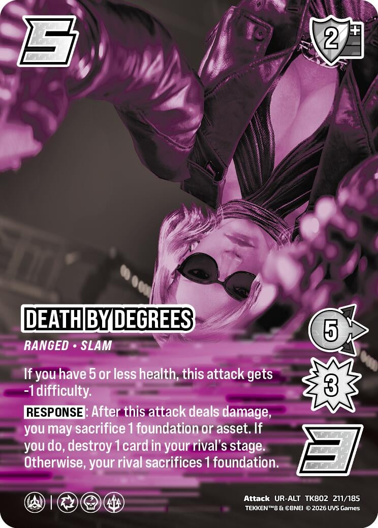 Image for Death by Degrees (Alternative Art) (TK802 211/185) (TEKKEN 8) (TK8) - UniVersus