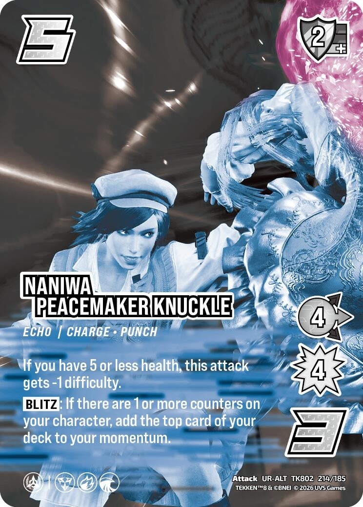 Image for Naniwa Peacemaker Knuckle (Alternative Art) (TK802 214/185) (TEKKEN 8) (TK8) - UniVersus
