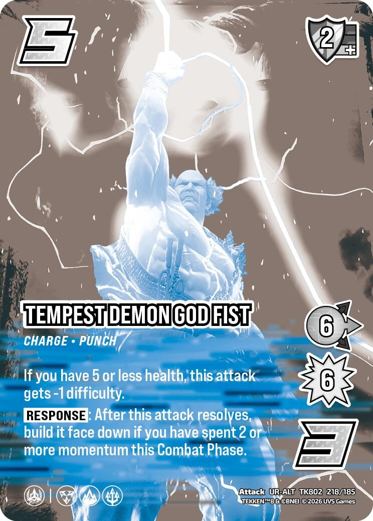 Image for Tempest Demon God Fist (Alternative Art) (TK802 218/185) (TEKKEN 8) (TK8) - UniVersus
