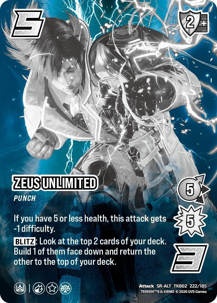 Image for Zeus Unlimited (Alternative Art) (TK802 222/185) (TEKKEN 8) (TK8) - UniVersus